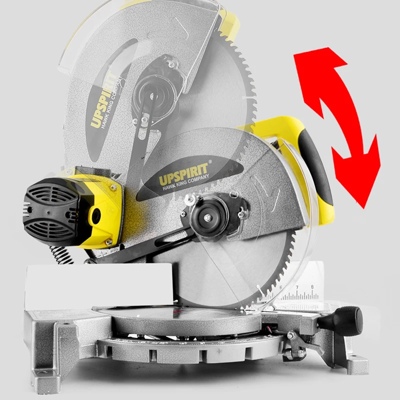 1650W Metal Saw 10 Inch Multifunctional Aluminum Saw Machine 255 Aluminum Wood Cutting Machine Angled Miter Saw