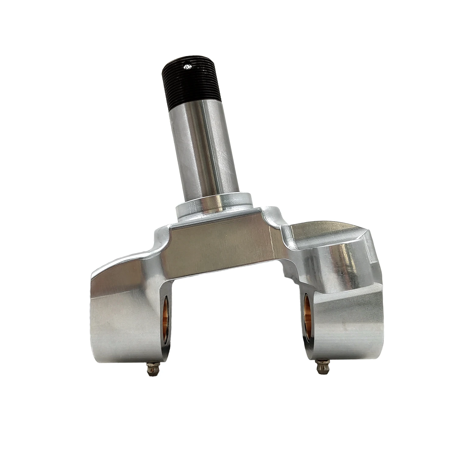 Polished 7075 Aluminum 10 Degree  Performance Spindle for Sprint Car Straight Snout Spindle with Lockout Racing Car Parts