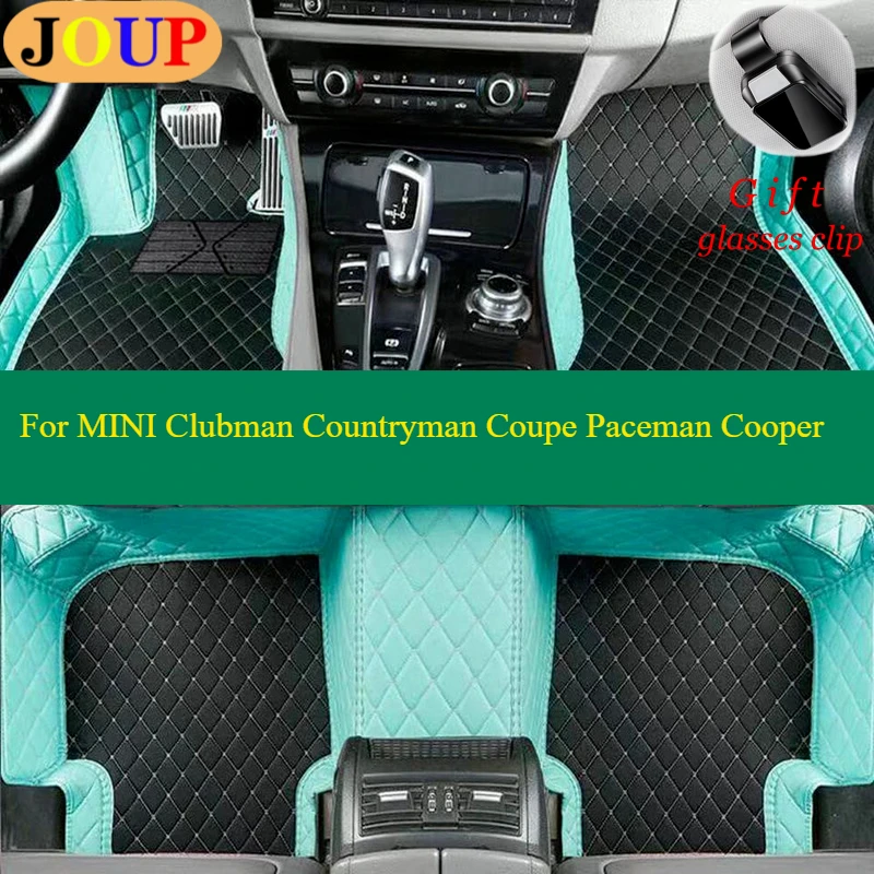 For MINI Clubman Countryman Coupe Paceman Cooper Car Floor Mats Custom Carpets Covers  Left /Right Hand Drive