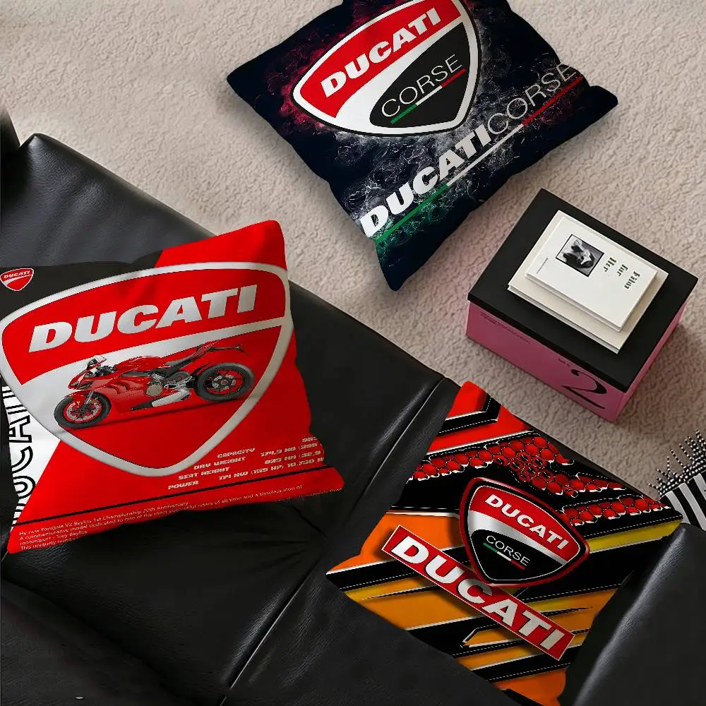 D-Ducaties Racing Motorcycle Lucky Dragon pillow cover sofa cushion cover home room decoration children gift