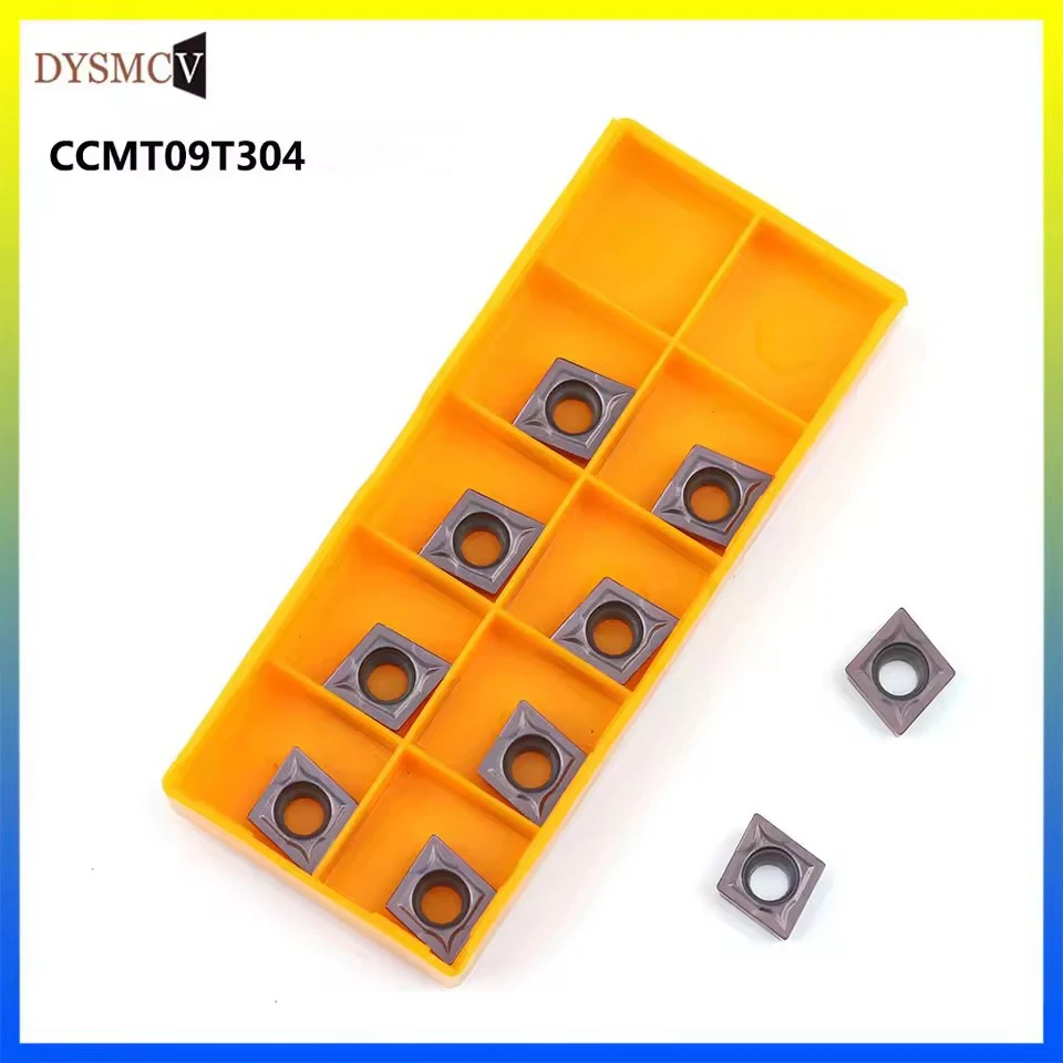 10 قطعة CCMT09T304 كربيد داخلي تحول أداة CCMT 09T304 أدوات طحن مخرطة باستخدام الحاسب الآلي