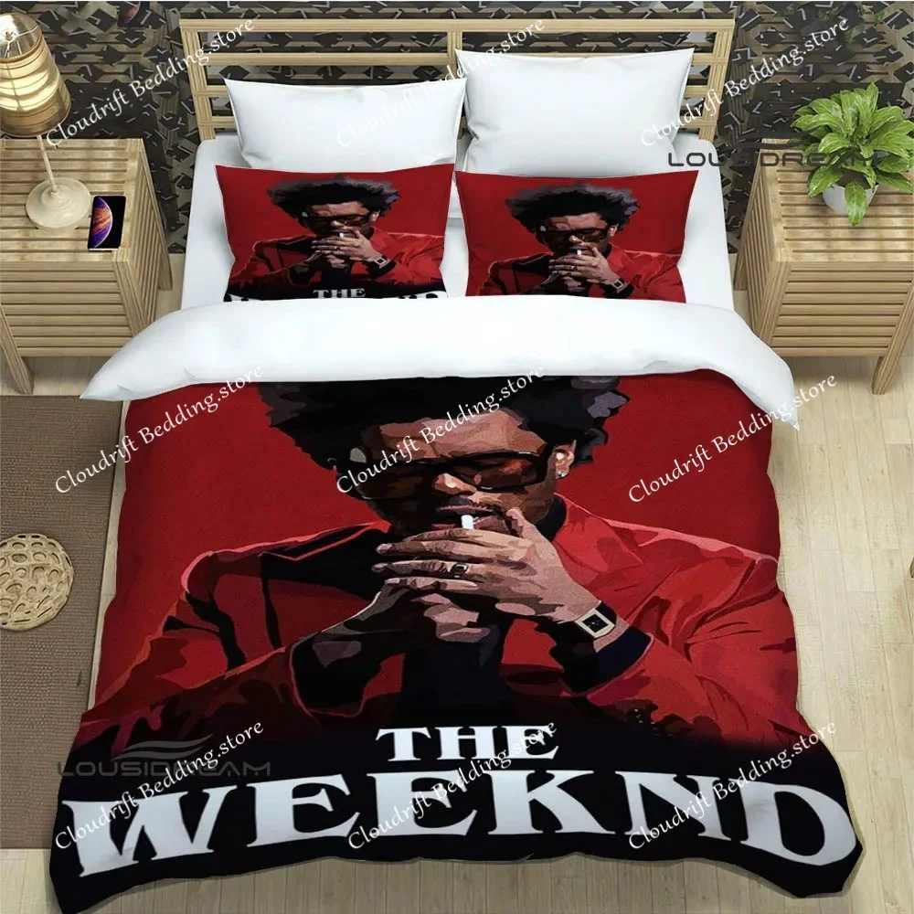 

Singer The Weeknd Printed Bedding Sets Exquisite Bed Supplies Set Duvet Cover Bed Comforter Set Bedding Set Luxury Birthday Gift