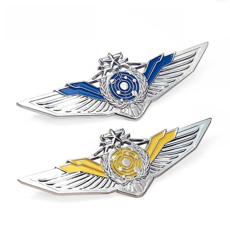 Aviation Flight Badge Brooch Metal Eagle Wing Butterfly Buckle Pins Gifts for Men and Women