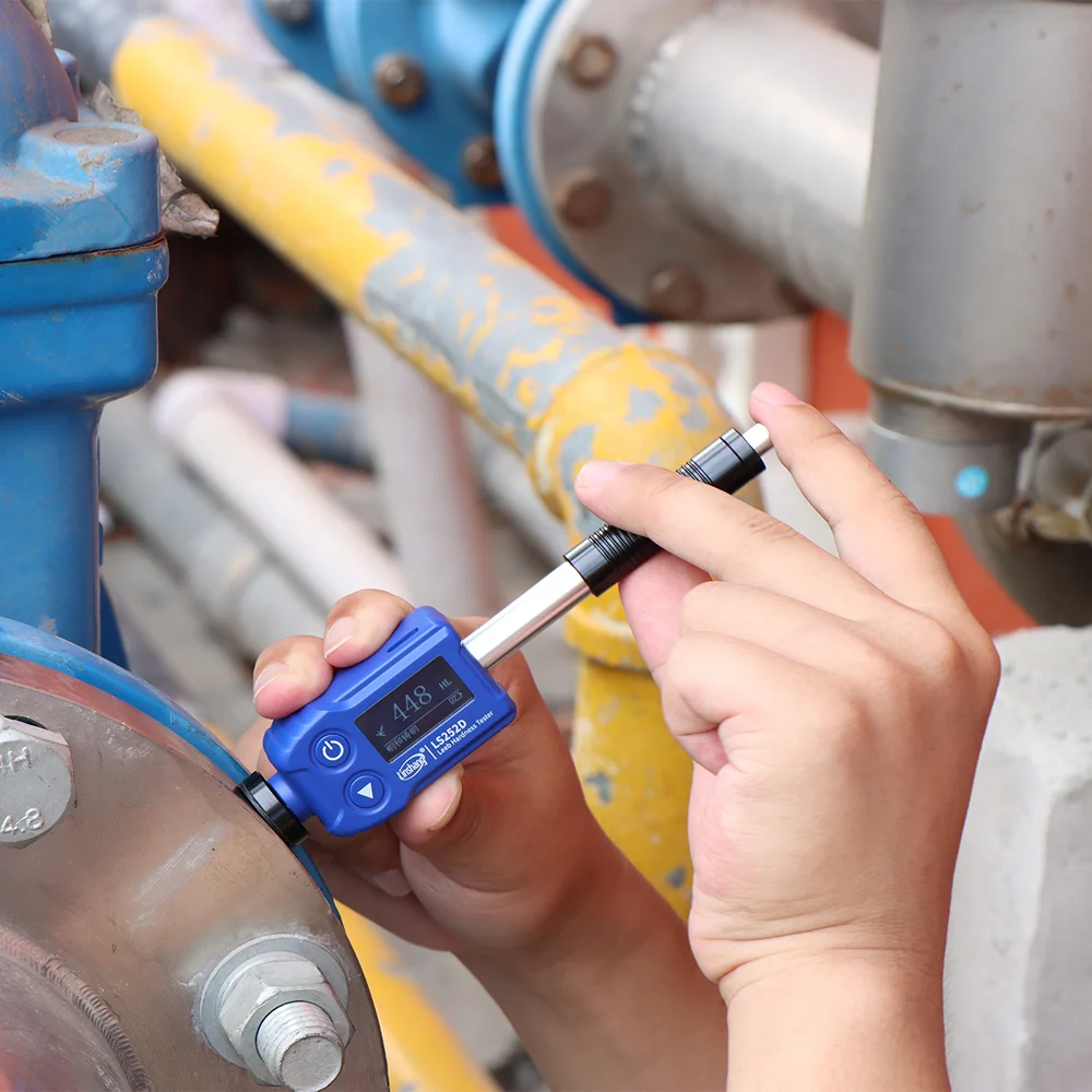 LS252D Leeb Portable Hardness Tester Pen Type D Impact Device Durometer Accuracy: ± 6HL