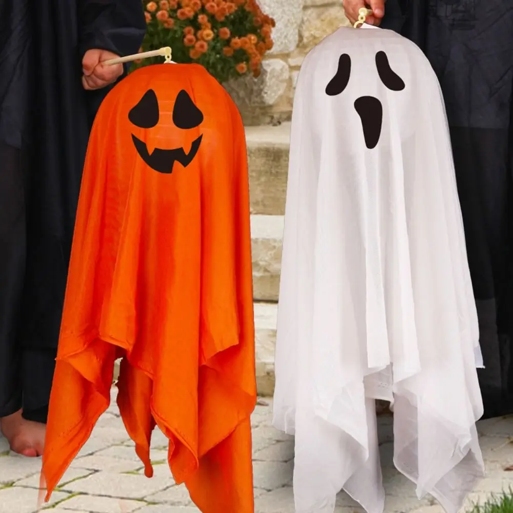 

Creative Light Hanging LED Pumpkin Lantern Glowing Expression Ghost Lantern Cartoon Luminous Ghost Lamp Decor Children Gift