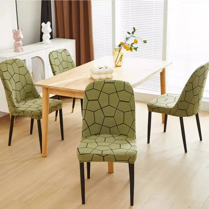 Curved Chair Cover Full Coverage Integrated Backrest Cat-Proof Dustproof Chair Cover All-Season Universal Elastic Chair Cover