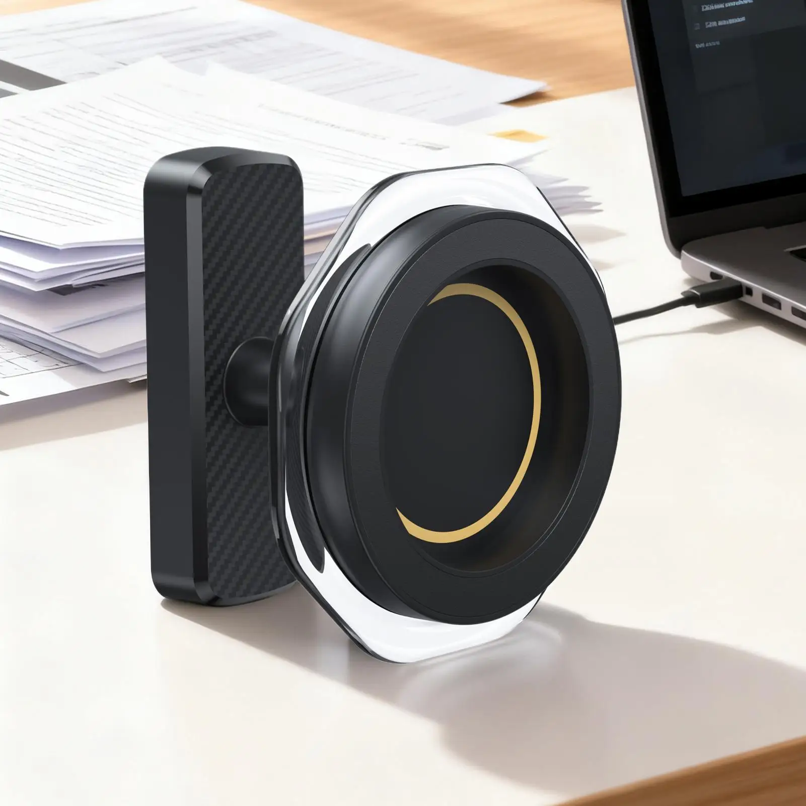 

17 мм, регулируемый на 360 градусов магнит-держатель для телефона для спортзала-аксессуары для йоги для путешествий в автомобиле, домашнем офисе, видеозапись, живые звонки