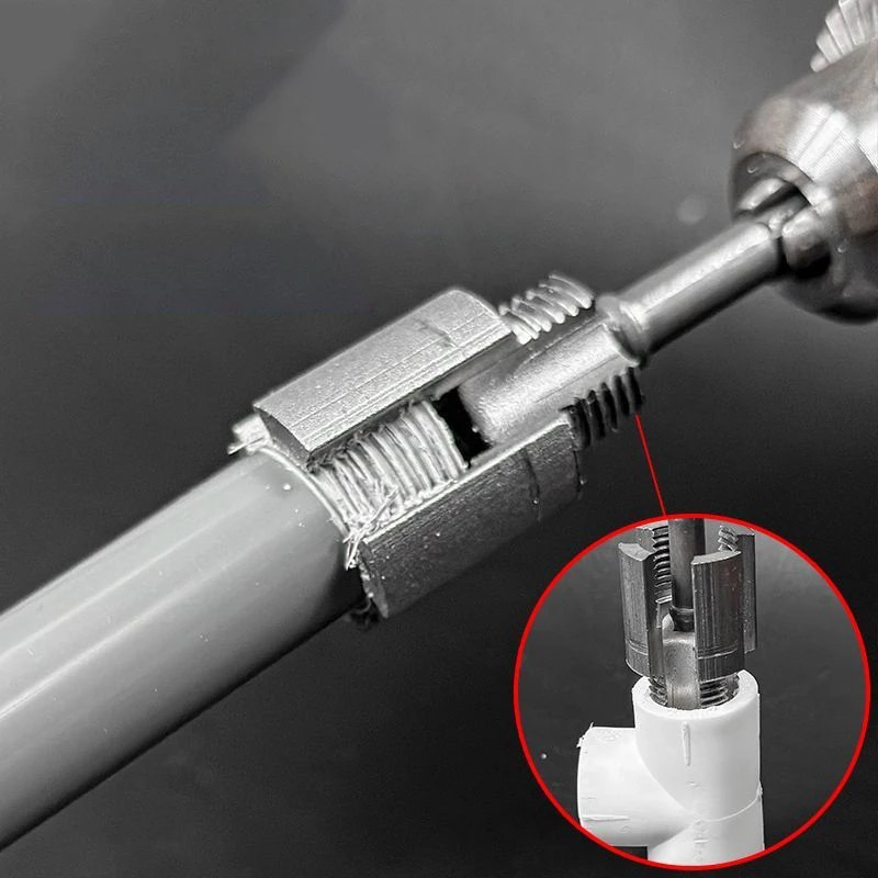 Integrated Internal And External Pipe Thread Cutting Tools, Home Pipe Repair Tools, Suitable For PPR, PVC, Or MPP Plastic Pipes