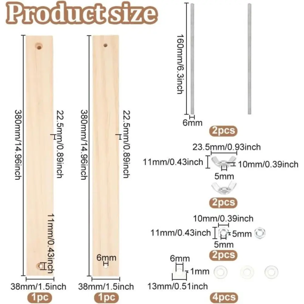Multifunktionale Flachpapier-Pressmaschine, tragbar, praktisch, Buchbindemaschine, robust, praktisch, Buchpresse aus Holz