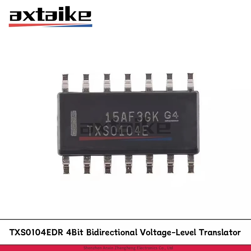 

10PCS TXS0104E TXS0104EDR TXS0104ED TXS0104 SOP-14 4Bit Bidirectional Voltage-Level Translator SMD IC Chip