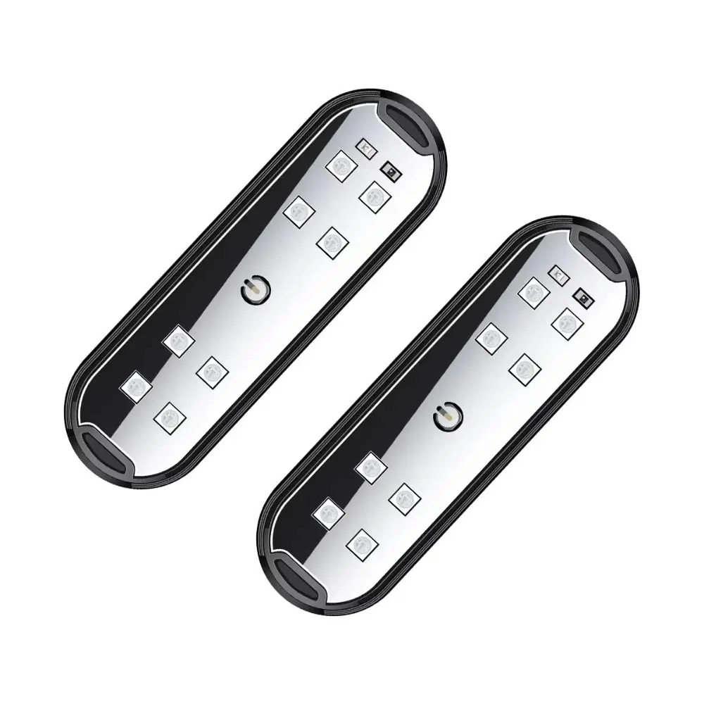 LED Colorful Flashing Car Door Lights Infrared Sensing Intelligent Interior Ambient Lighting Magnetic USB Rechargeable