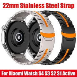 22mm Metal Band For Xiaomi Watch S4 S3 S2 S1 Active Luxury Stainless Steel Strap For Xiaomi Watch 2 Pro Mi Watch Color Color 2