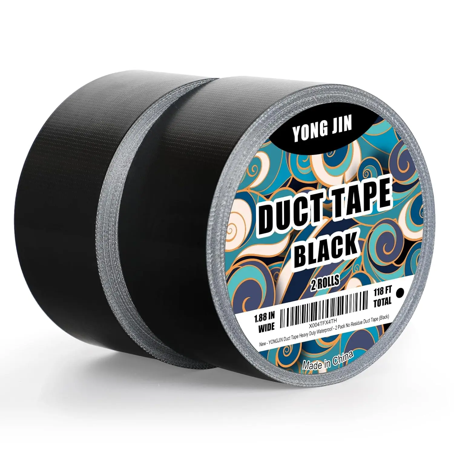 

Водонепроницаемая черная клейкая лента, отрывающаяся вручную, без остатка, многофункциональная для ремонта внутри и снаружи помещений, для поделок и DIY, 2 дюйма x 40 ярдов