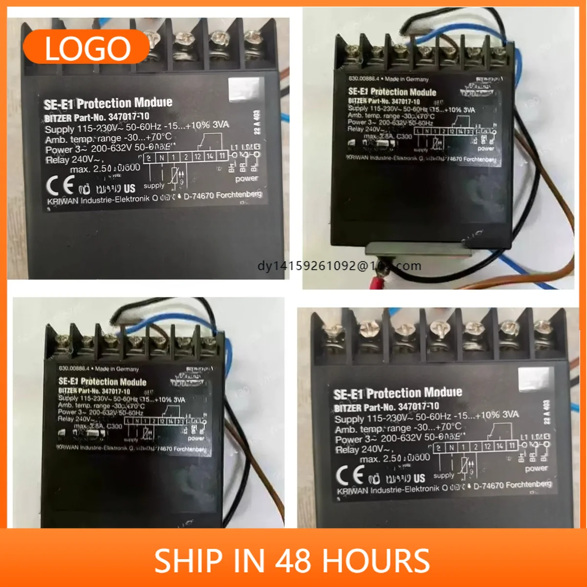 2026 compressor protector motor protection module SE-E1 347017-01 347017-10 KRIWAN 34701710 Lodam