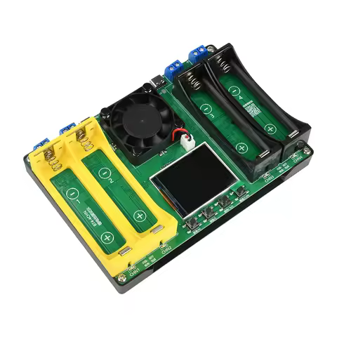 18650 21700 Battery Capacity Internal Resistance Tester Type-C LCD Display Battery Tester MAh Lithium Battery Detection Module