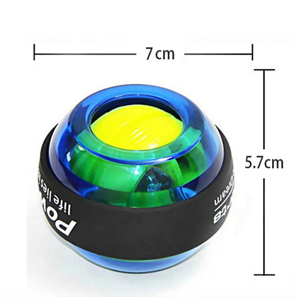 Forearm Muscles Exercise Trainer Gyroscope Spinning Wrist Power Hand Balls Self-Starting LED Light Spin Ball Fitness Equipment