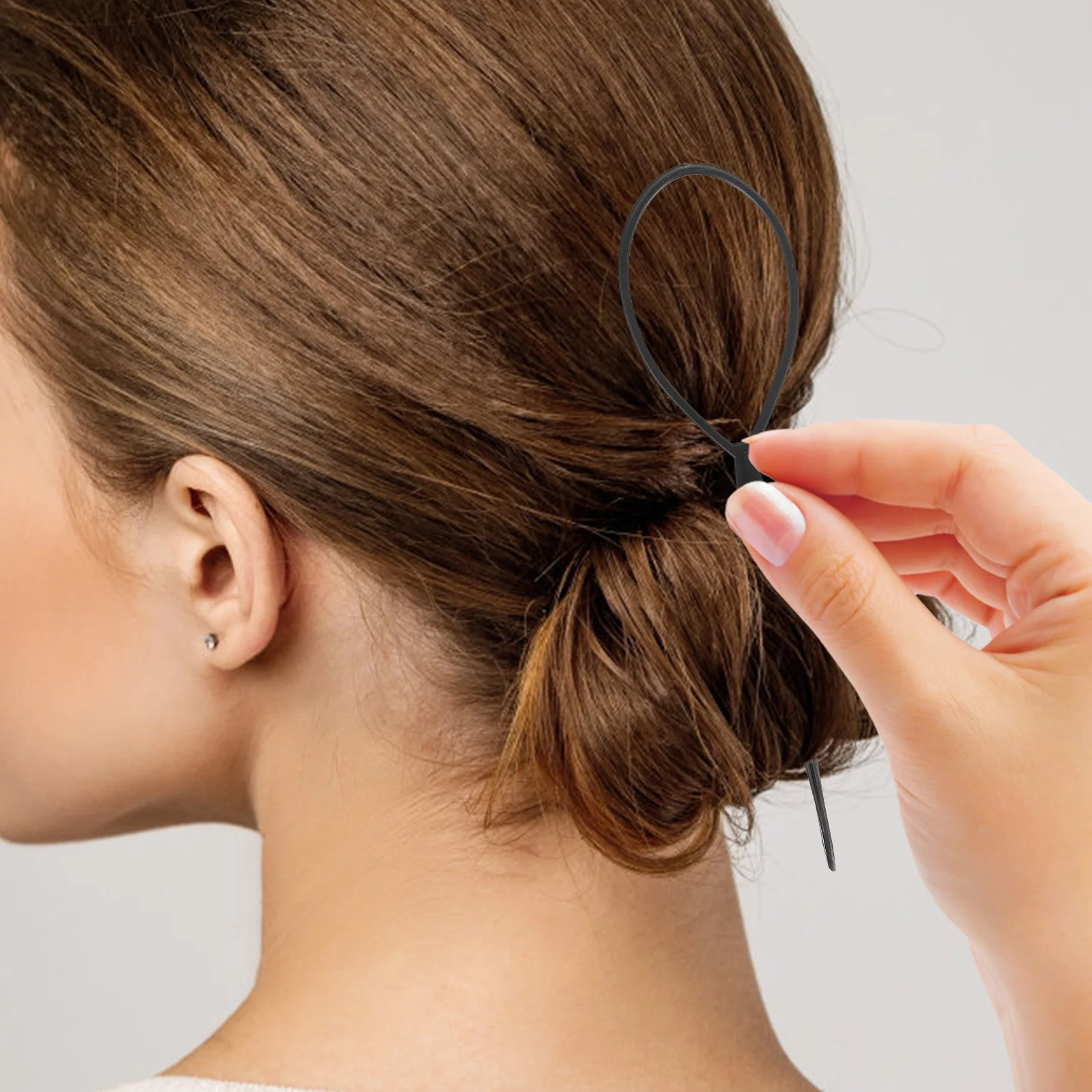 

8Pcs Hair Styling Accessories Ponytail Maker Plastic Pull Tool Tail Hair Braid Clip Easy Party Dance Recital