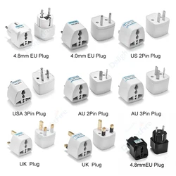 Adaptateur de voyage universel pour prise US vers EU, convertisseur secteur, Corée, KR, Euro, Europe vers Amérique, Chine, Canada, Royaume-Uni, AU