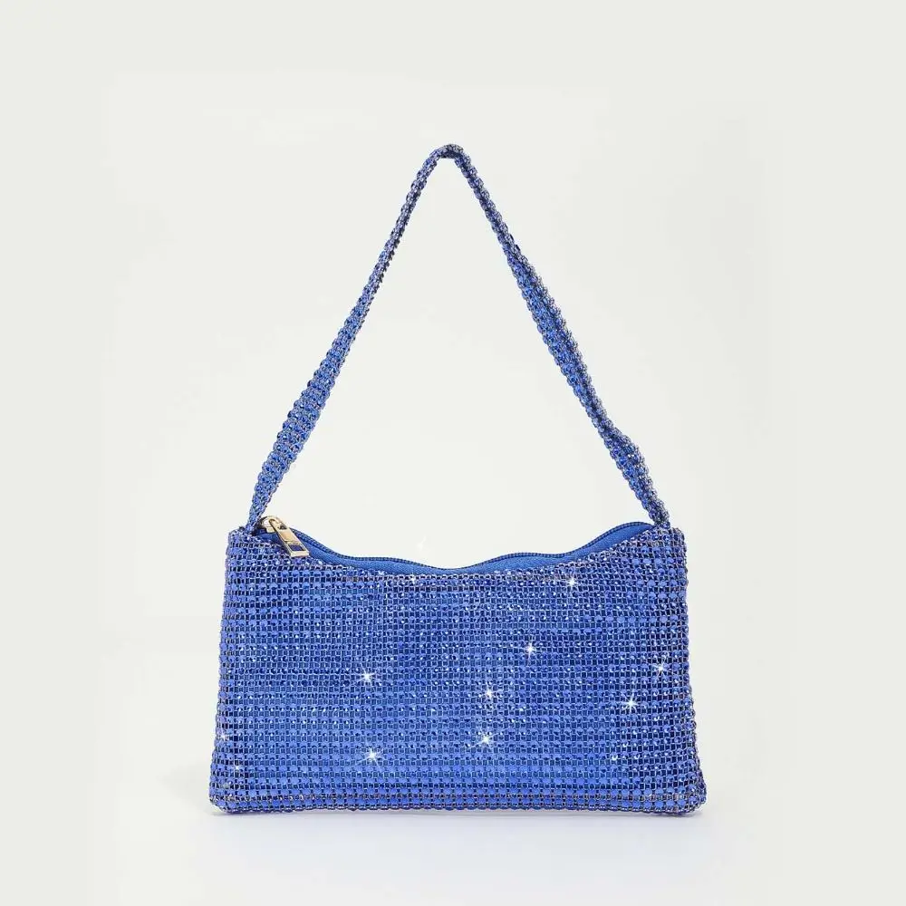 

Портативная блестящая вечерняя банкетная сумка, темпераментная сумка подмышками, блестящая сумка на плечо, маленький кошелек, мини-сумка со стразами для вечеринки