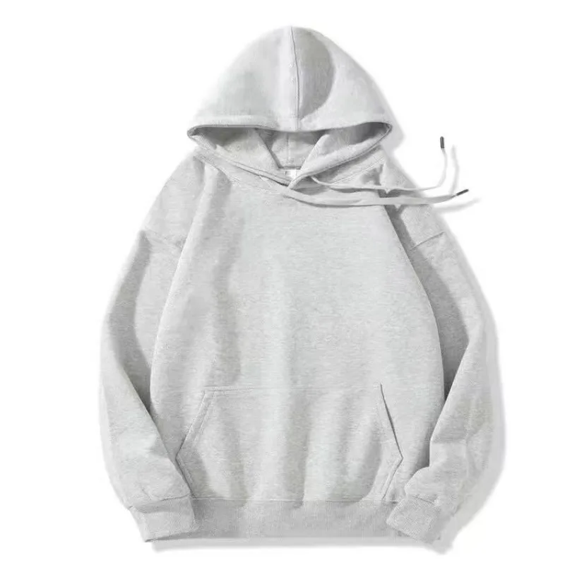 Solid Color Minimalist Hooded Hoodies Women's 2023 Spring and Autumn Tops of Casual Couple Hoodie Sports Pullover Women's Tops