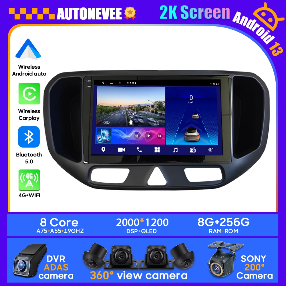 Lettore Video per Auto Android Auto Carplay DVD per Chevrolet Spin 2010-2016 2 din Radio Multiemdia navigazione GPS No 2din Head Unit