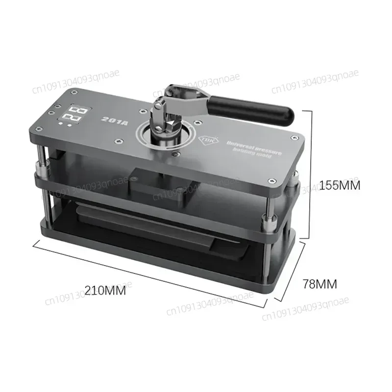 

TBK-201A Universal Clamp Digital Display Rotation Pressure Holding Mould For Phone Screen/Back Cover Glass Fixing Repair Fixture