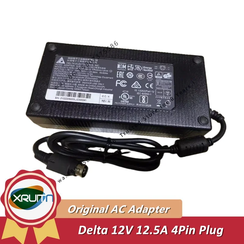 DPS-150NB-1A 12V 12.5A 4PIN DPS-150AB-15 AC Adapter For PX150 EPOS PP-9635 Fec Aerpos AP-3615 RD9000PH01AK Charger