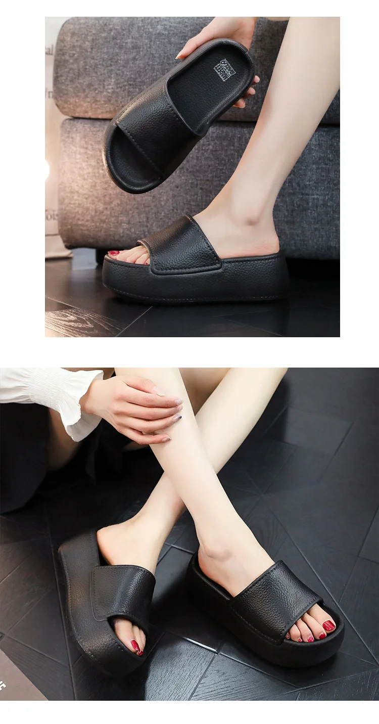 Damen-Pantoffeln 2026 Sommer Neue Dickbesohlte Sandalen Damen Quadratische Zehenpartie Luxus-Designer-Pantoffeln Damen-Slides – Detail 16