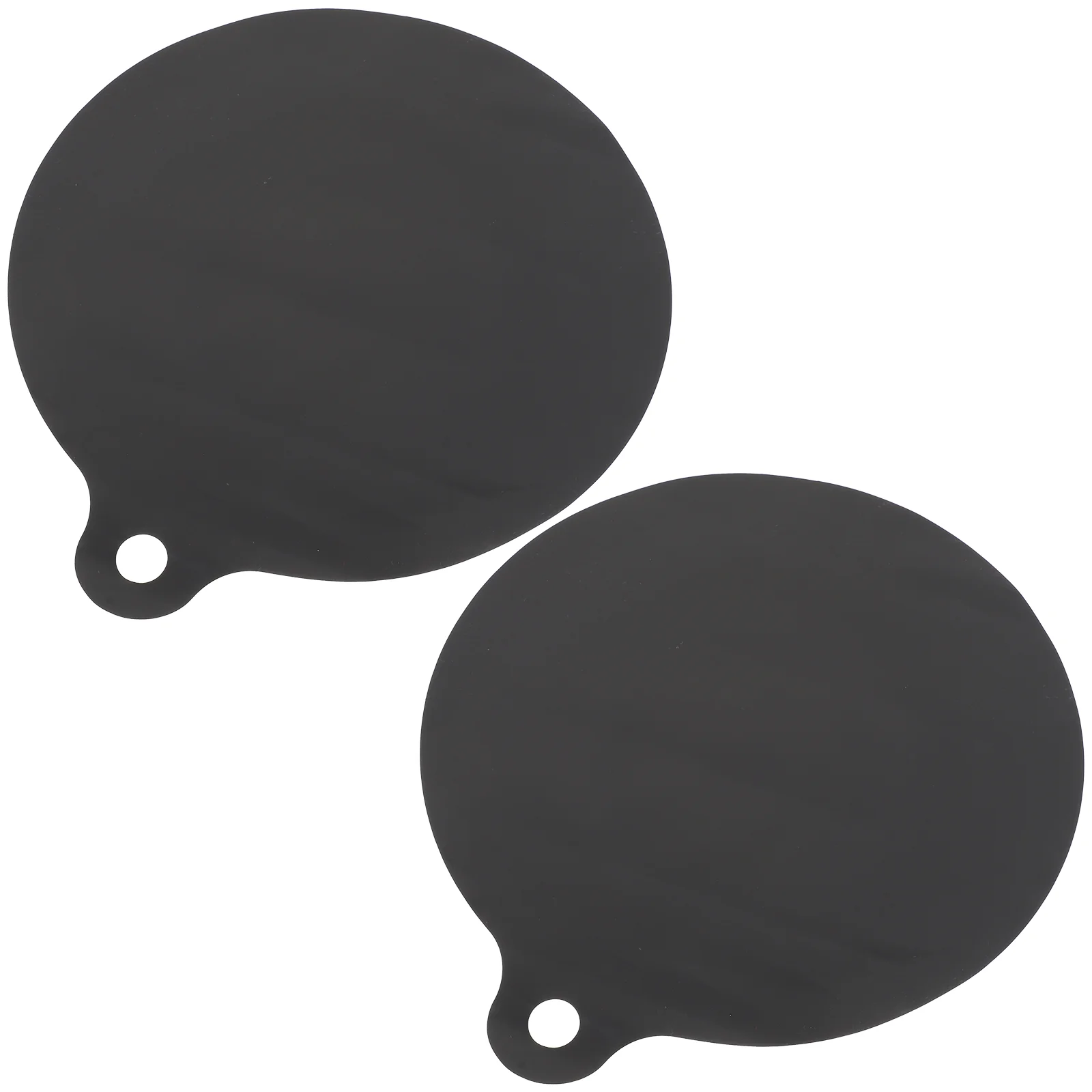 2 Pcs Induction Cooker Silicone Mat Cooking Oil-proof Pad Countertop Heat-resistant Fiberglass