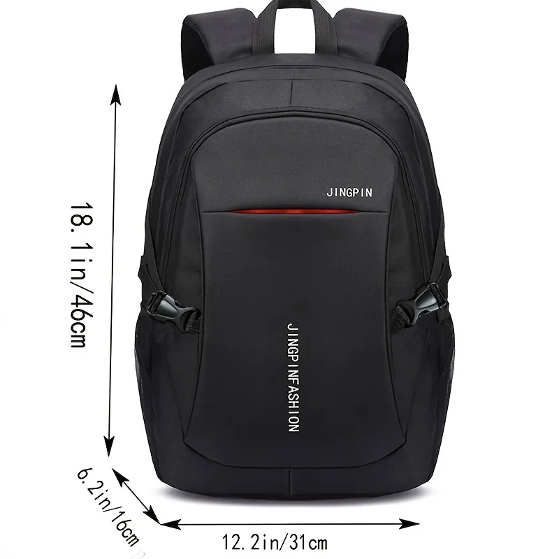 High-Capacity, Spine-Supportive College Backpack - Laptop Compartment, Durable & Ideal Gift