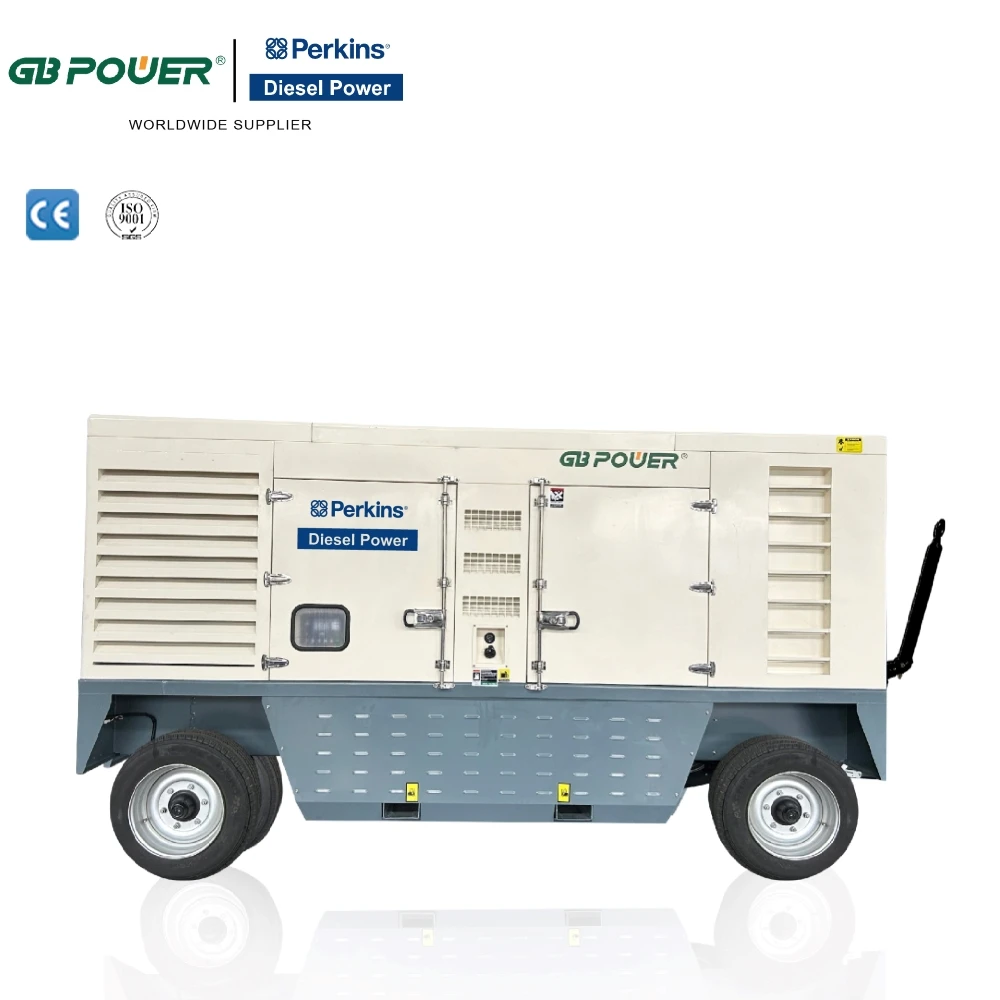 100KW to 500KW Trailer diesel Generator Portable With Mobile Silent Power Station