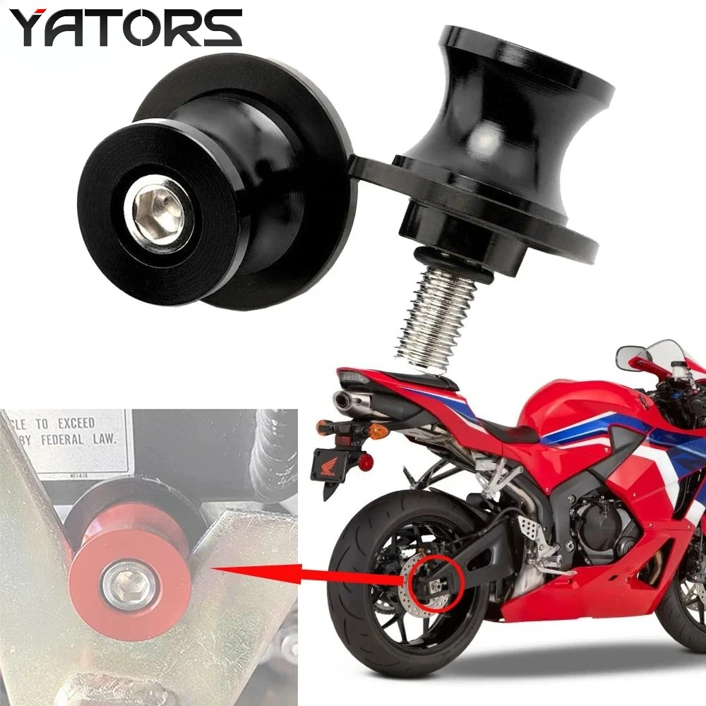 

For Honda CBR 600RR CBR600RR CBR 600RR 2004-2022 2021 2020 2019 Motorcycle CNC Accessories Stand Screw M8 Swingarm Spools Slider