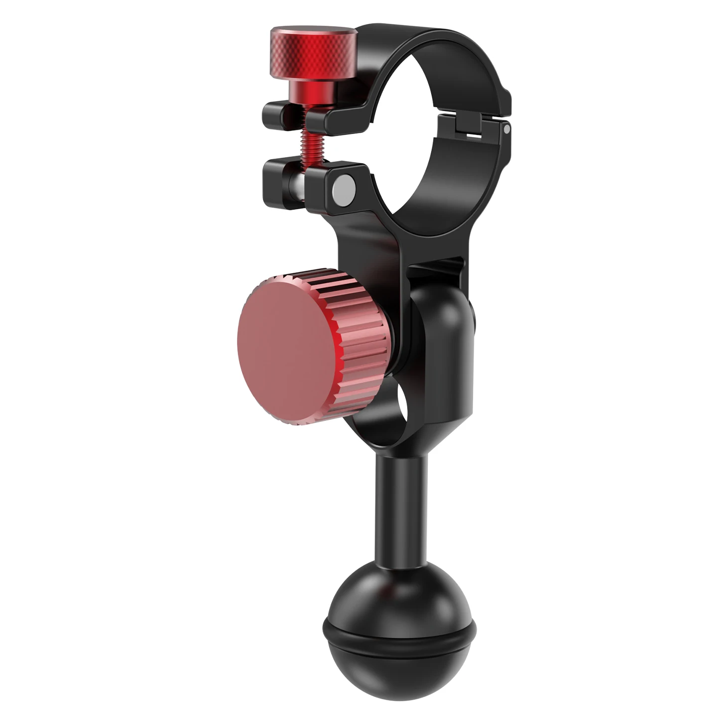 25mm Ball Head YS Adapter Flashlight Clamp Mount Magic Arm Fixed Clip Lamp Bracket Diving Handle Tray Light Stand Mount