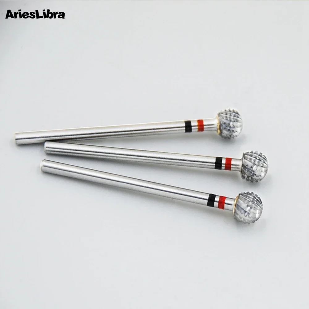 1PC Spherical Head Nail Art Drill Bit (Big Ball) Nail Art Grind Polish Tool Milling Cutter for Electric Manicure Drill Machine