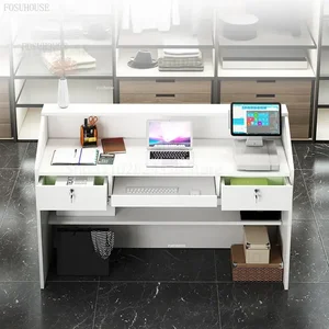 مكاتب الاستقبال بار عداد ملابس تجارية صندوق أثاث مكتبي حديث مكتب حلاقة مكتب استقبال مكاتب من الألف إلى الياء أفضل 8 متاجر مبيعات - رقم 7