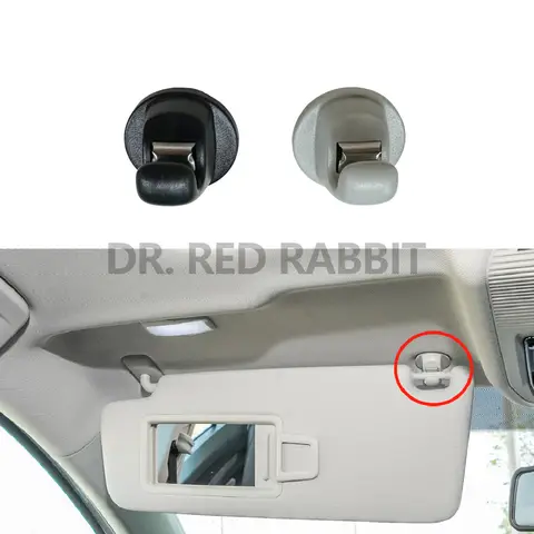 5G0857561B 폭스바겐 골프 MK7 E-Golf CC TAYRON T-ROC TACQUA ID4 ID7 Sagitar Audi Q4E 선 바이저 브래킷 블랙/그레이에 적합