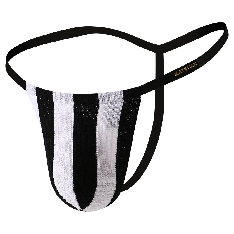 Adults 18 Plus Mens Underwear Thin Belt Sexy Knitted Breathable String Hombres Thong Panty Male Lingerie Herren Tangas Hot