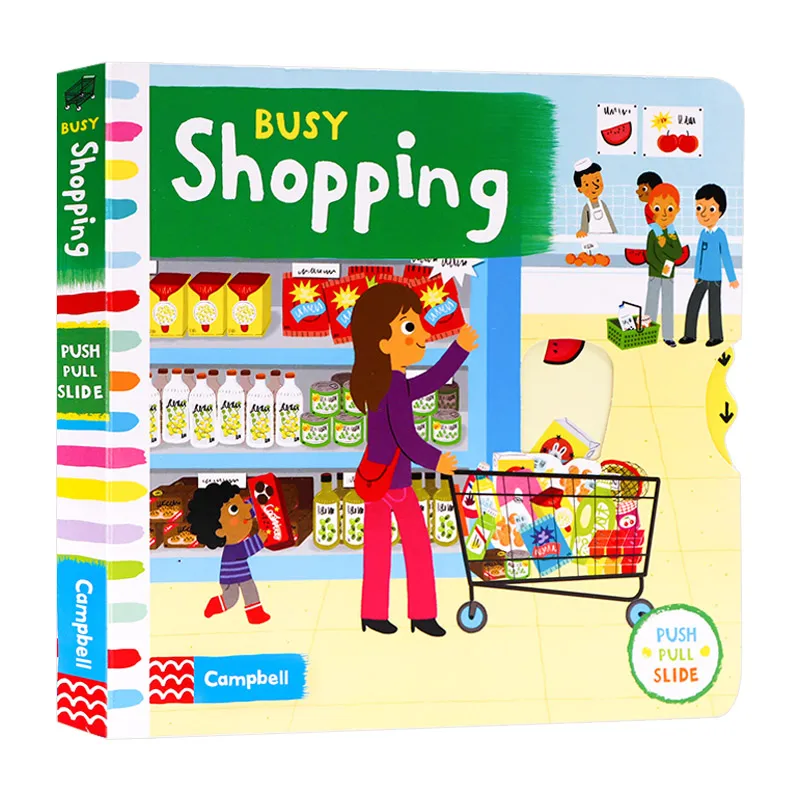 

Busy Supermarket, Busy Book, Baby Children's books aged 1 2 3, English picture book 9781529016604