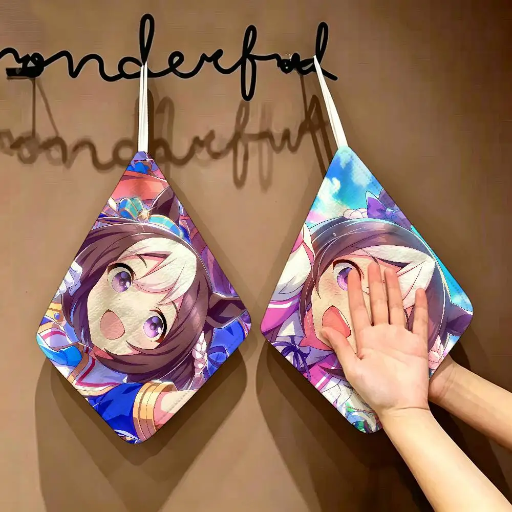 

Special Week Hanging Style Hand Wiping Towel, Polyester Cotton, Anti-fade for Indoor Kitchen Living Room