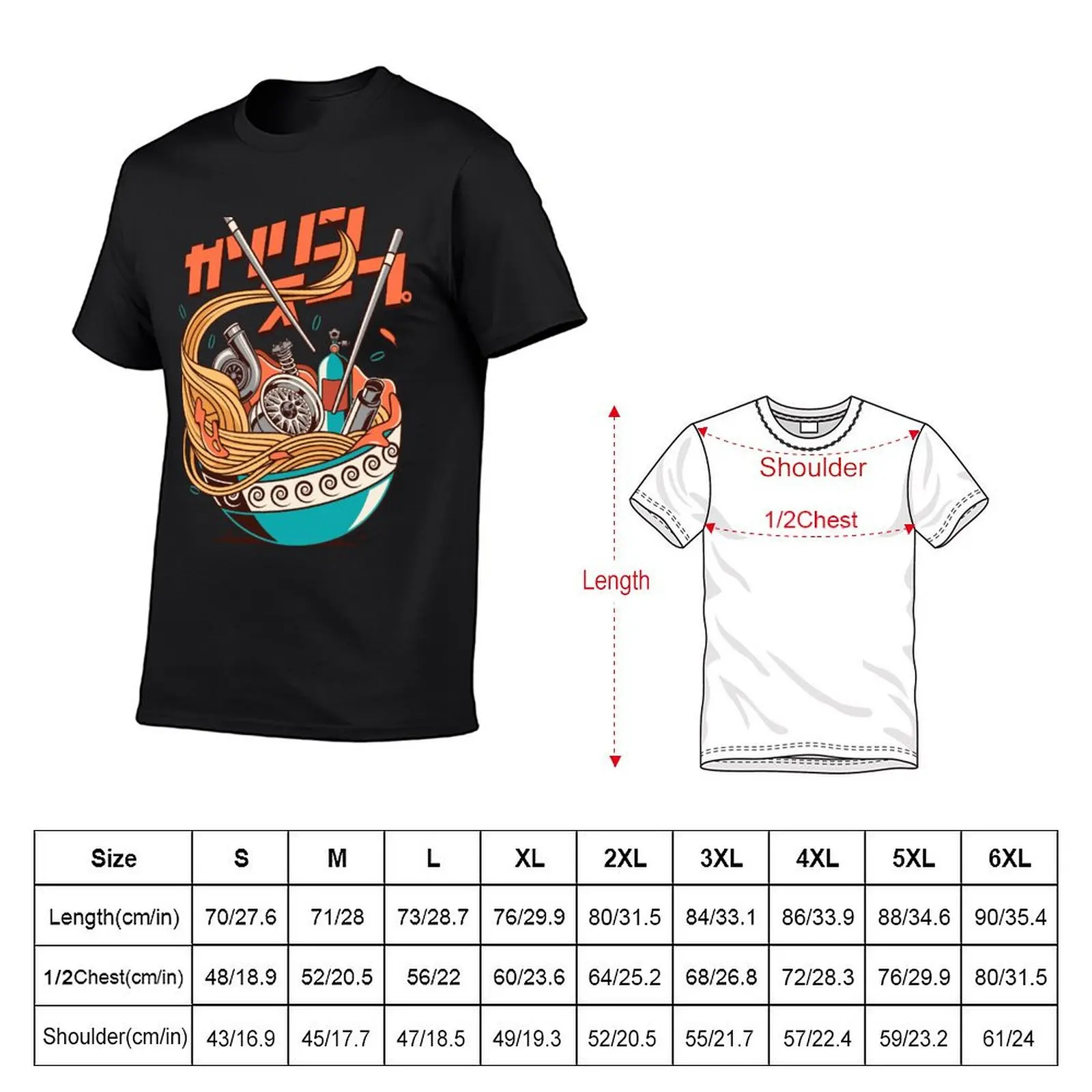 Petrol Ramen Soup T-Shirt vintage graphic tee cheap stuff anime clothes street wear funny t shirts men