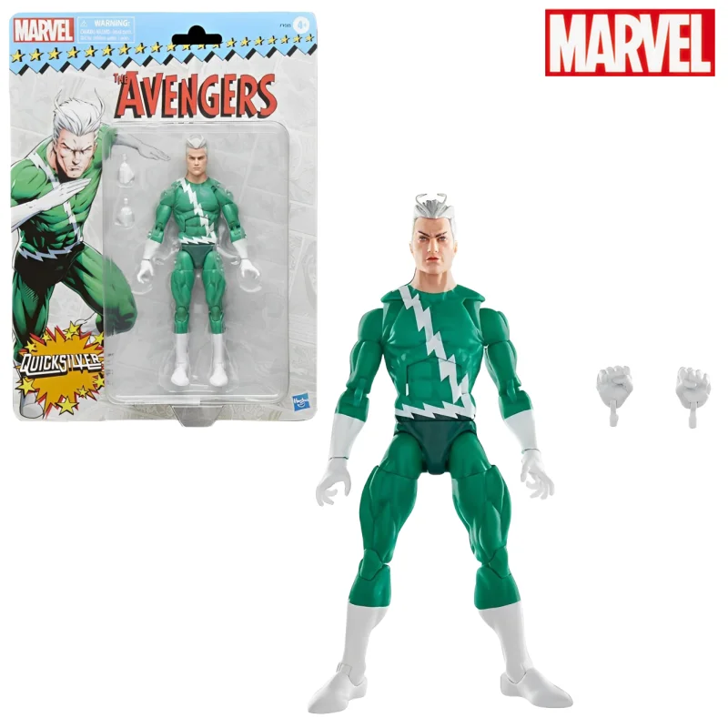 

В наличии Marvel Legends Retro Hanging Card Series X-Men Quick Silver 6-дюймовая мобильная кукла-игрушка в подарок