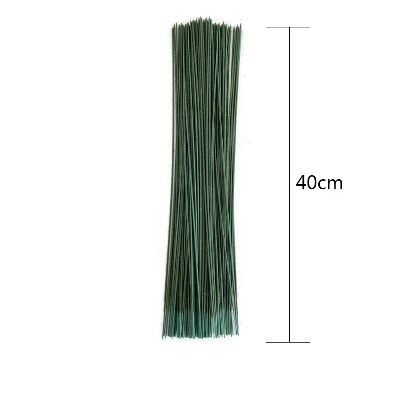 17 cm/25/30/40 cm Kunstbloem Stengels rozenblaadjes/basis Ijzerdraad Stengel DIY Zeep/Papieren Bloem Stub Accessoire Stengels Craft Decor