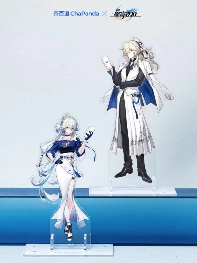 

[Official Collab] 2026 Honkai: Star Rail X ChaPanda Game Anime Jing Yuan Yao Guang Paper Bag Acrylic Stand Laser Ticket Gift