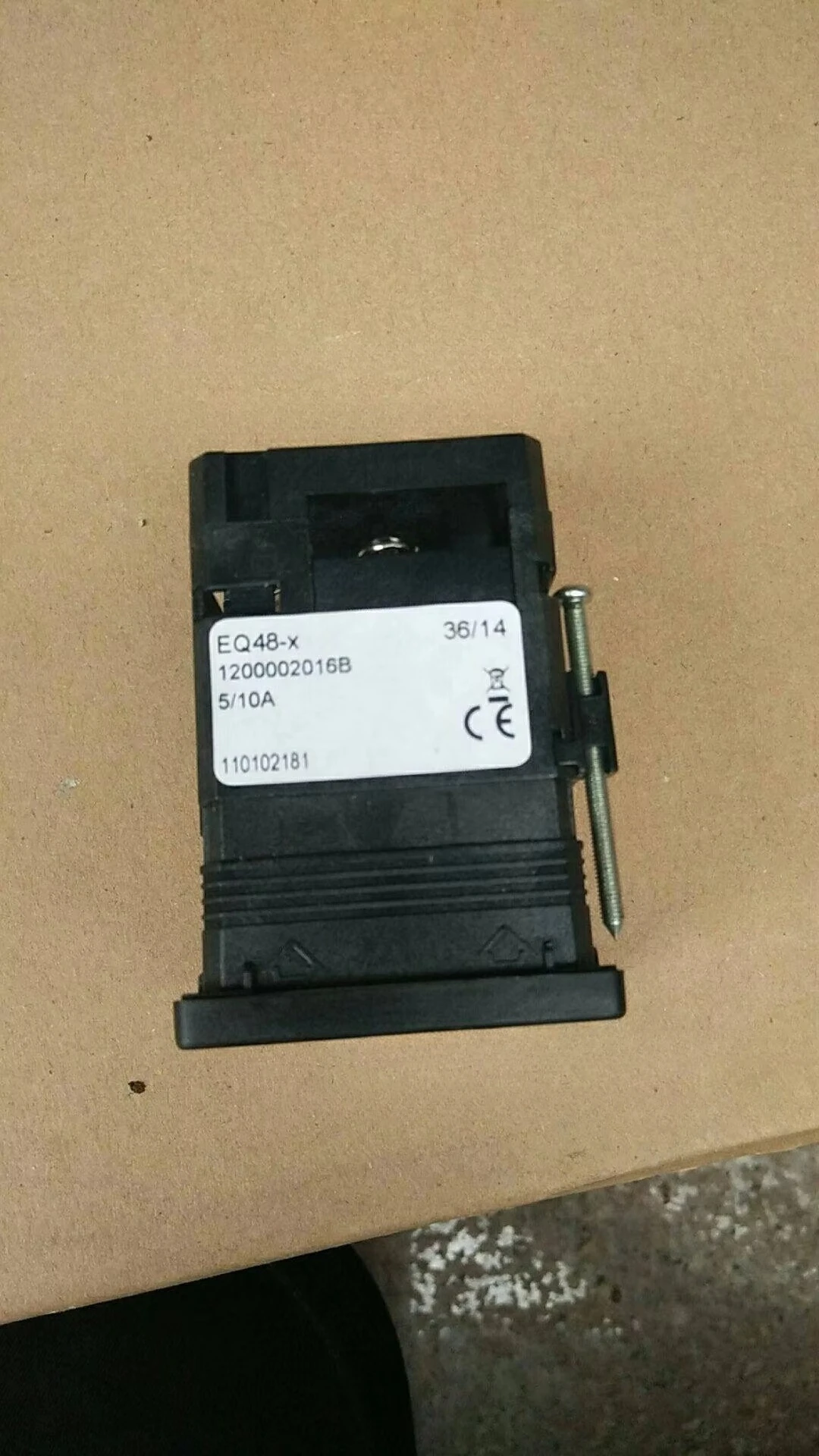 EQ48-X Analog Panel Ammeter, 0-50A / 50-5A Pointer Current Meter