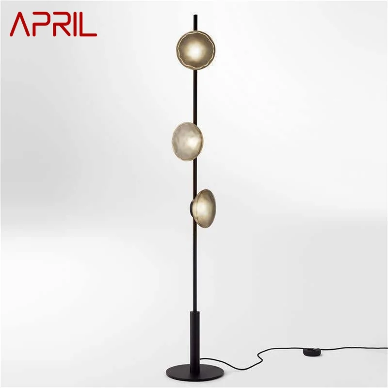 

APRIL Postmodern Vintage Floor Lamp Nordic Creative Luxury Simple LED Standing Decor Light for Home Living Room Hotel