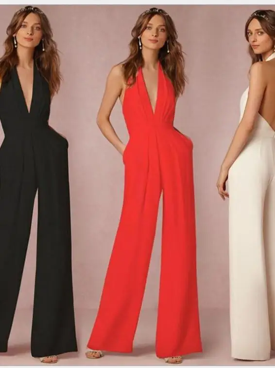 

Bal Micro Flare Jumpsuit Casual Street Sle Loose Fit Ladies Pants Breathable Comfortable Polyester Inner