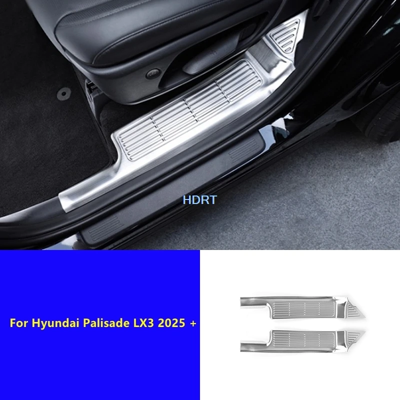 

Car Styling Accessories For Hyundai Palisade LX3 2025 + Threshold Scuff Door Sill Welcome Pedal Rear Trunk Guard Tail Boot Plate