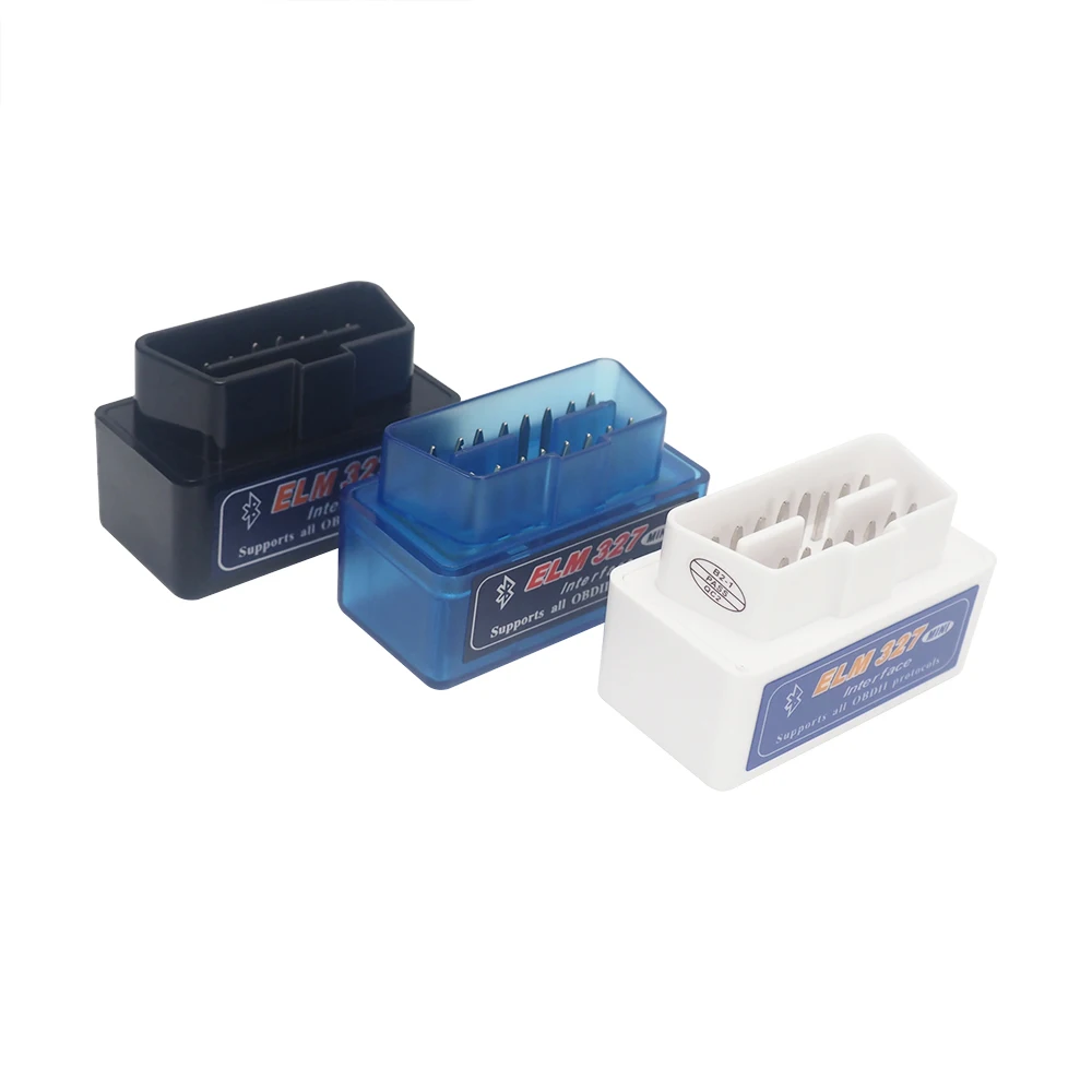 ELM 327 Auto Fehlerbehebung, unterstützt Bluetooth, OBD2, 2,1 V, 16-poliger Stift, 3 Farben, schnelle Erkennung
