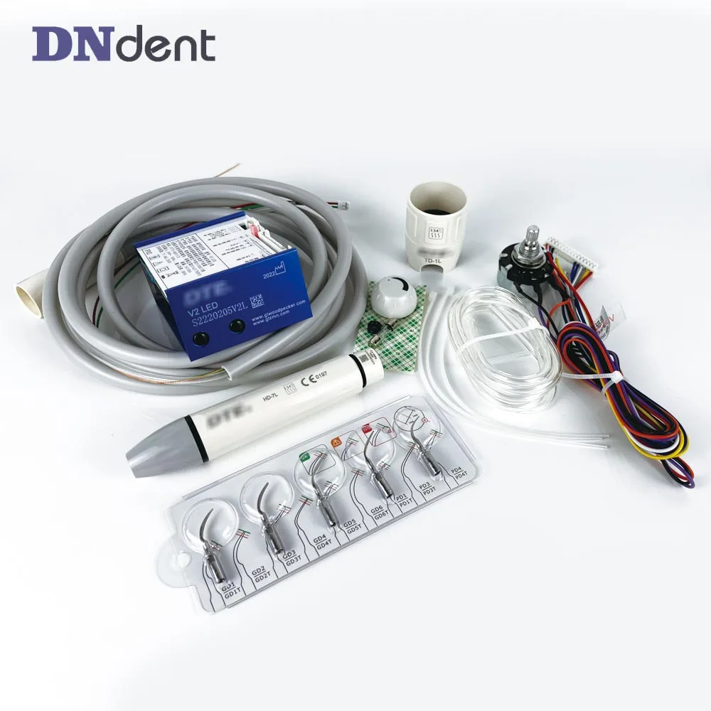 

Dental Built in Ultrasonic Scaler V2/V2 LED Handpiece Dentistry Scaling Tips For Teeth Cleaning Whitening Dentistry Tool