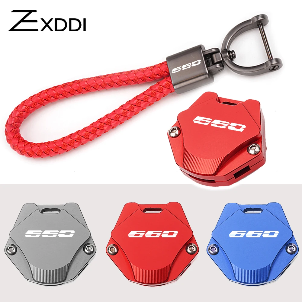 

Motorcycle Key Case Cover Key chain ring Aluminum For Triumph Tiger Sport 660 Trident 660 TIGER 900 1200 Street Triple 765 R S